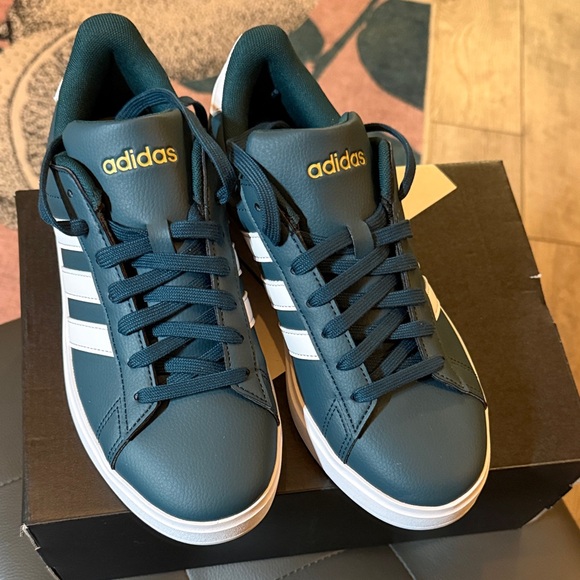 Adidas Women’s Grand Court 2.0 Leather Sneakers - Picture 1 of 11
